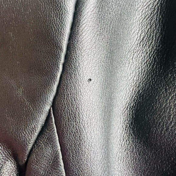 ZARA WOMAN LAMBSKIN LEATHER JACKET LARGE GREAT CONDITION BARELY WORN - Picture 8 of 10